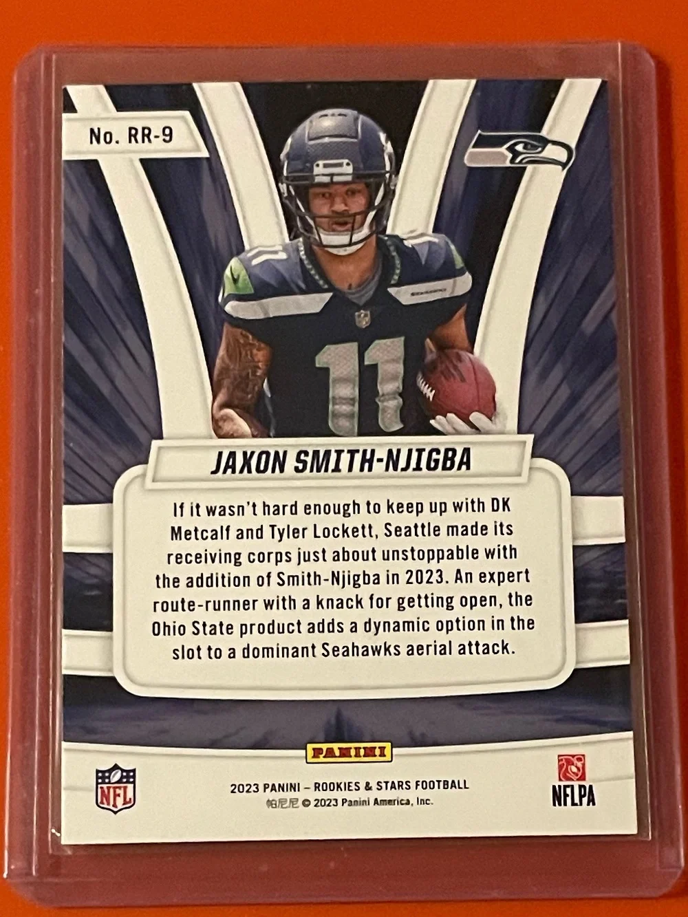 Jaxon Smith-Njigba #RR-9 2023 Panini Rookies & Stars [Rookie Rush] Football Card